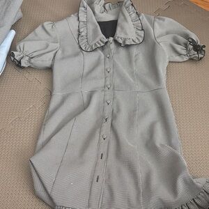 Classic Black and White Kids Dress